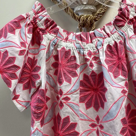 New Women’s Maeve Embroidered Off-The-Shoulder Blouse By Anthropologie!!🔥🔥🔥 - Picture 11 of 15